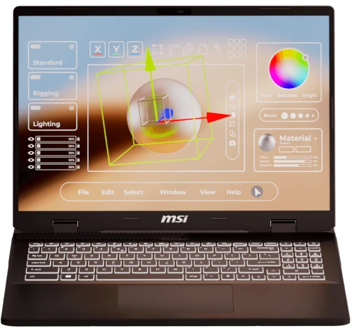 MSI Creator M16 HX Intel i9 14th Gen laptop
