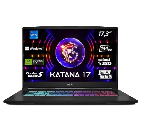 MSI Katana 17 HX Intel i7 14th Gen laptop